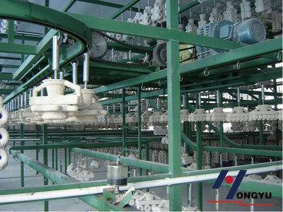 Automatic Shell Drying Line